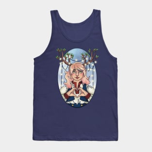 Deer Girl in Lights Tank Top